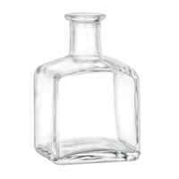 07 oz Clear Square Glass Diffuser Bottle