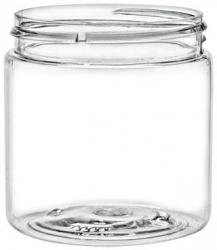 4 oz Clear PETE Jar: Straight Base