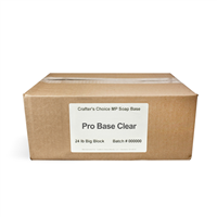 Pro Base Clear MP Soap Base - 24 lb Block