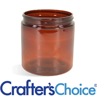 08 oz Amber Basic Plastic Jar -  70/400