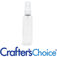 08 oz Clear Bullet with Natural Ribbed Sprayer Set