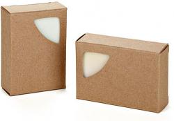 White Soap Boxes for Homemade Soap Oval Window Box for Soap