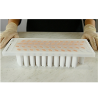 Oval Silicone Lip Tube Filling Tray 3002
