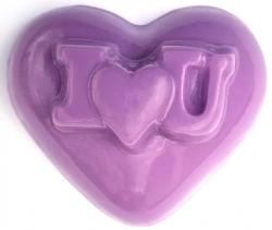 SJ Heart Silicone Molds, 6 Cavity 4 Ounce Bar Heart Mold for Soap, Resin,  Candle and Muffin, Pack of 1