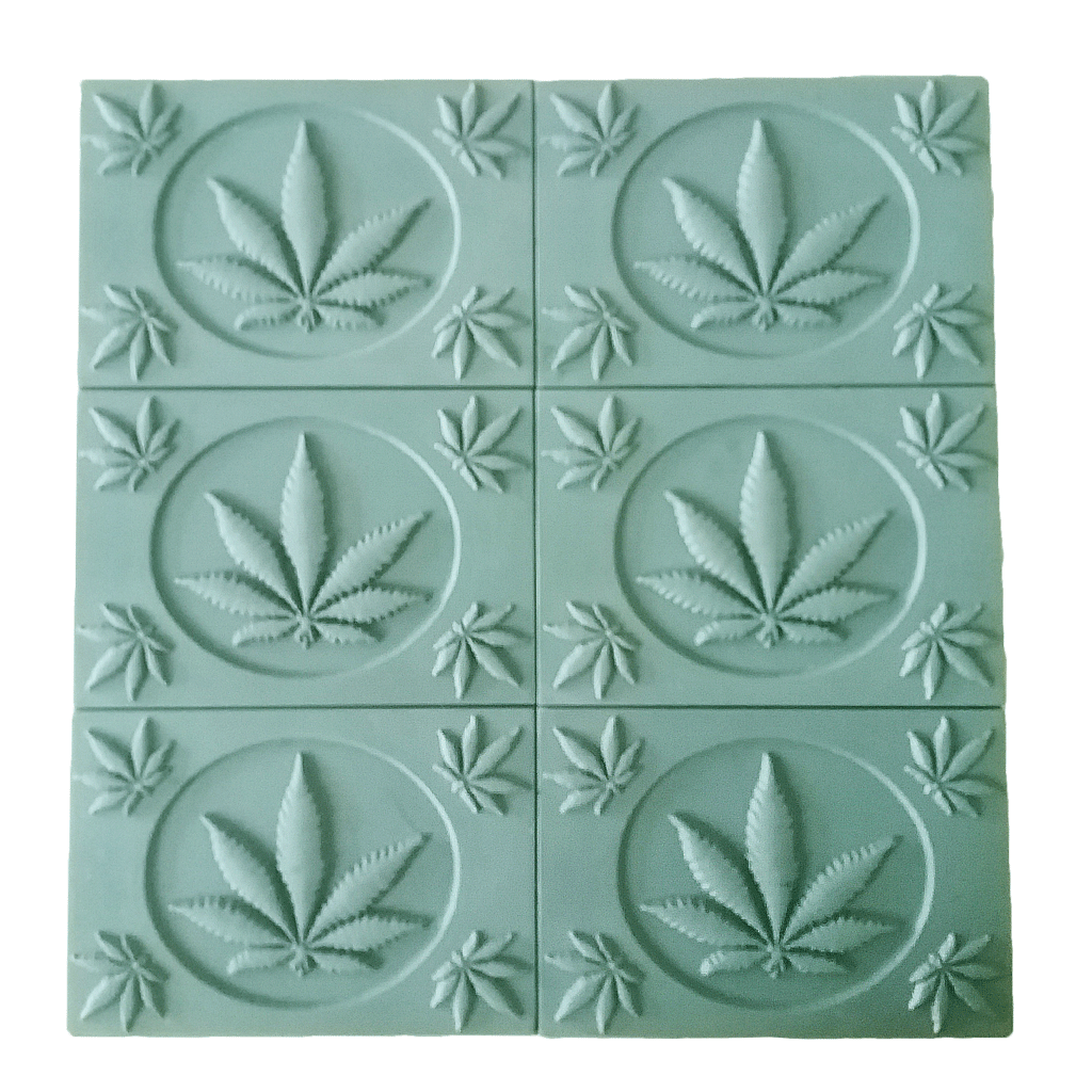 Cannabis Leaves Soap Mold Tray (MW 49)
