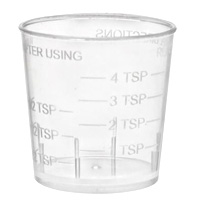Measuring Cups - 1 oz. Natural HDPE