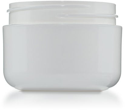 1 oz White Jar: Round Base