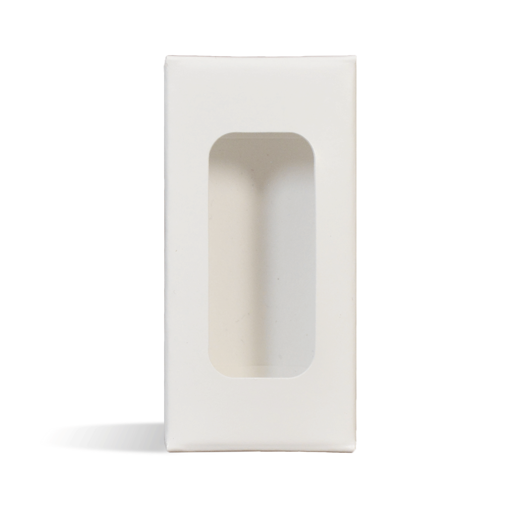 Lip Tube Box (Holds 2 Tubes) - WHITE COLOR