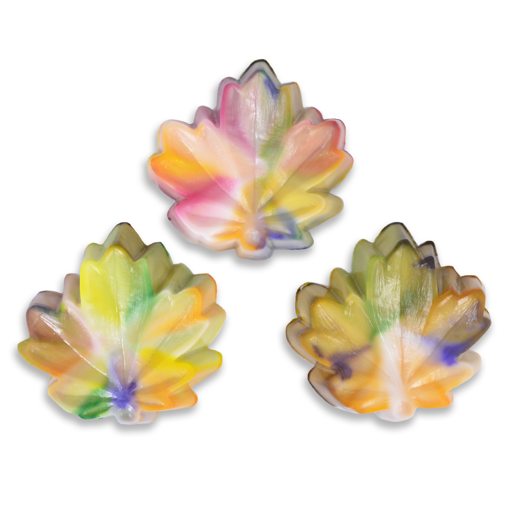 Tie Dye Autumn Leaves Melt & Pour Soap Kit