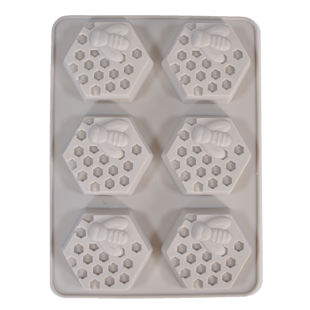 6 Cavity Honeycomb Silicone Mold