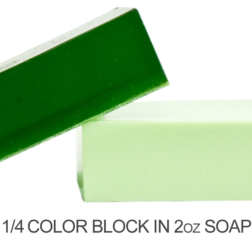 Stained Glass Forest Green Soap Color Blocks