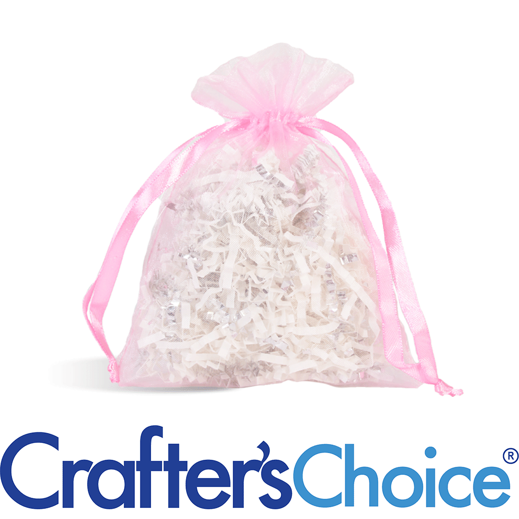 Organza Bag - Pink (6.5" x 5")