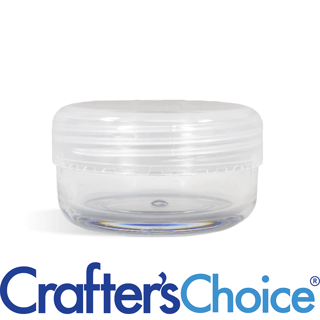 1/3 oz Clear Jar with Natural Top