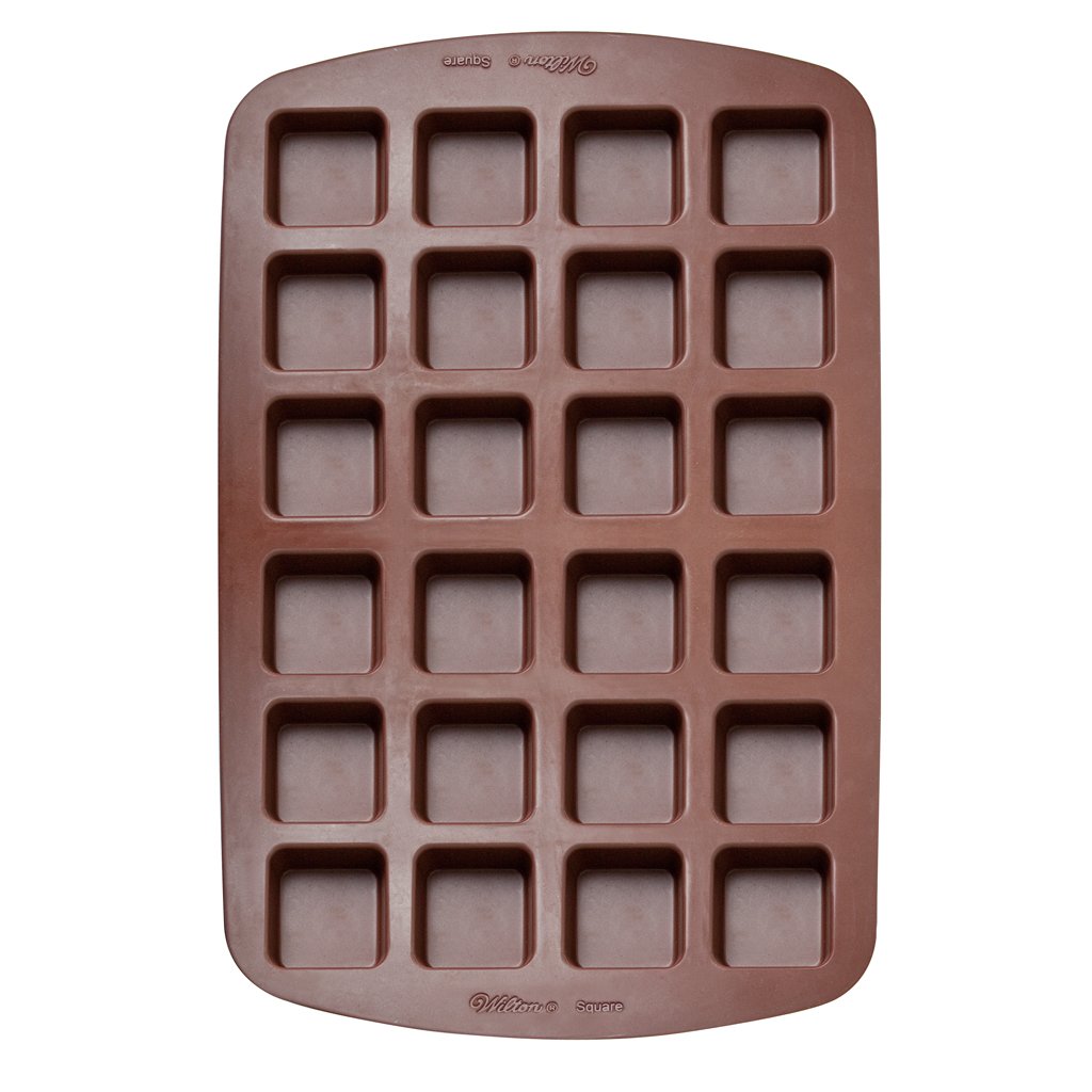 Brownie Bite (24 Mini Squares) Silicone Mold - Wholesale Supplies Plus