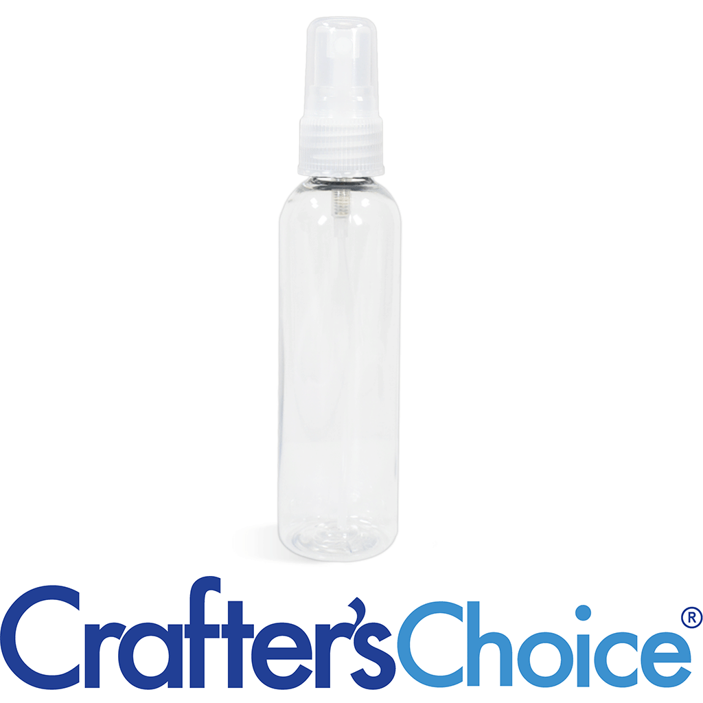 08 oz Clear Bullet with Natural Ribbed Sprayer Set