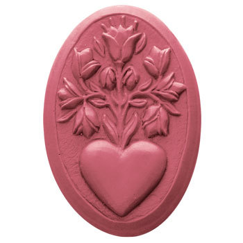 Heart Blossoms Soap Mold (MW 354)