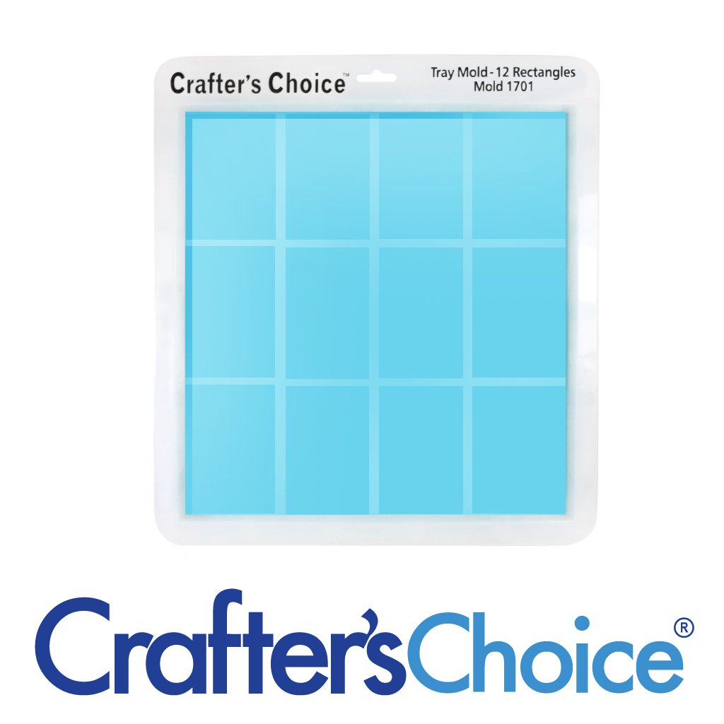 Crafters Choice - Silicone 12 Bar Heavy Duty Soap Mold - 1701