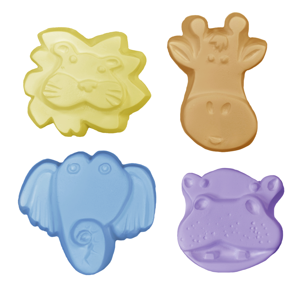 Kids Critters 4 Guest Soap Mold (MW 112)