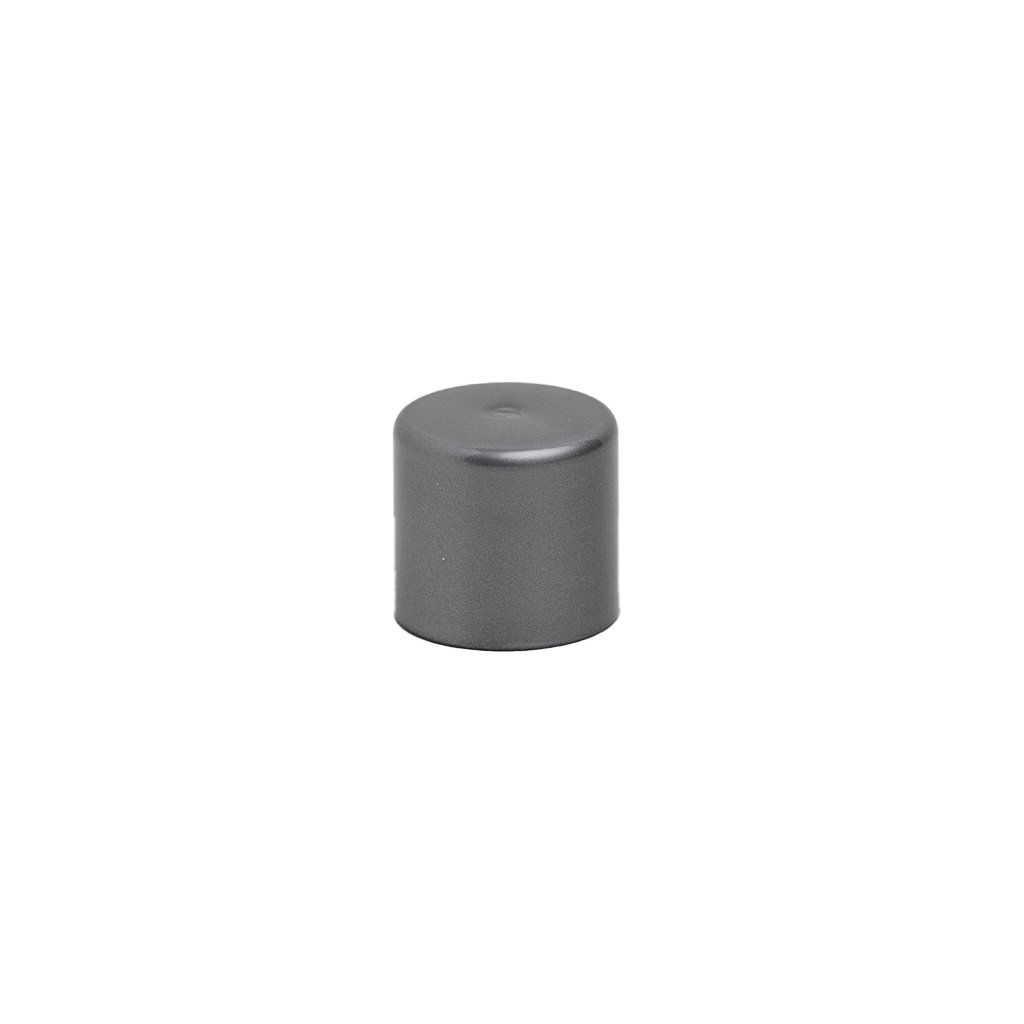 Lip Tube Cap: Dark Silver