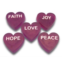 Inspirational Hearts Soap Molds (Special Order)