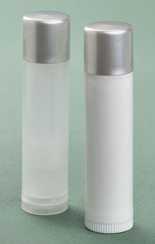 Lip Tube Cap: Light Silver