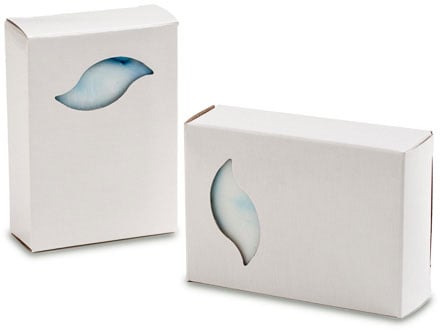 Lg Soap Box: White Leaf