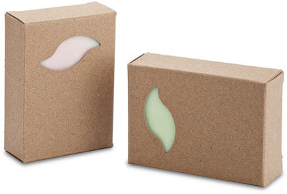 Medium Soap Box: Kraft Leaf