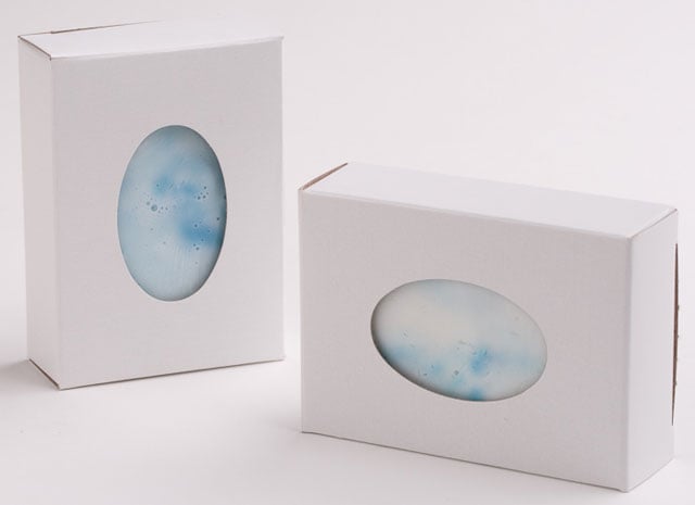 Medium Soap Box: White Oval