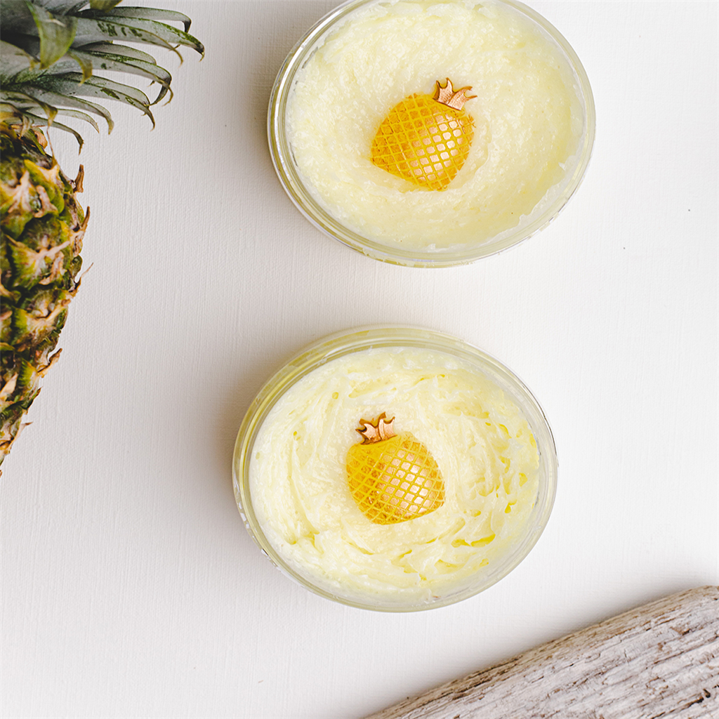 Pineapple Coconut Salt Scrub Kit