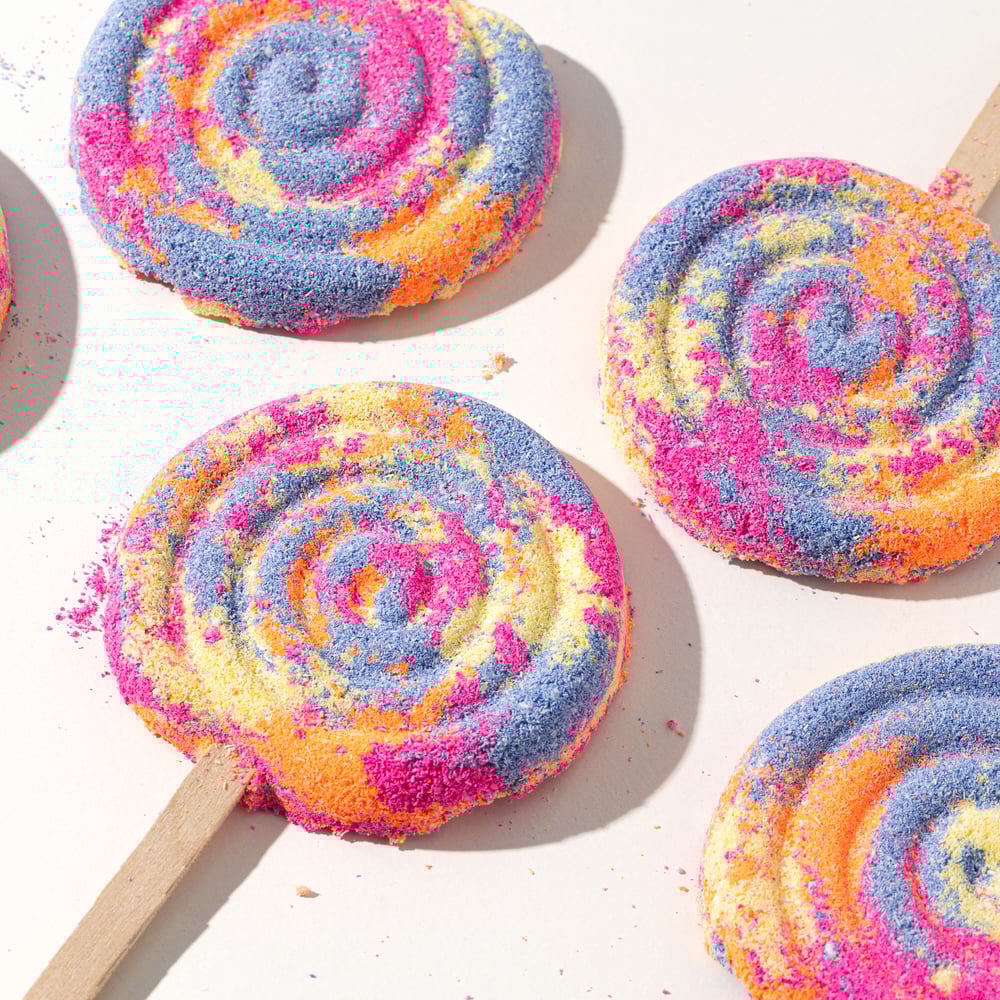 Rainbow Lollipop Bubble Wand Kit