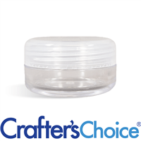 1/2 oz Clear Pot & Clear Screw Top