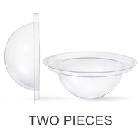 Bath Bomb Ball Mold - 1.75" diameter (2 pc set)