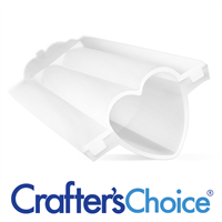 Heart Column Silicone Soap Mold 2001
