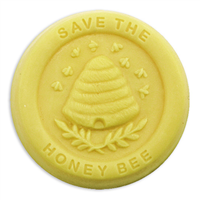 Honeybee Small Round Soap Mold (MW 156) - Crafter's Choice