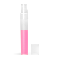 0.27 oz Frosted Plastic Bottle, Sprayer, Cap Top