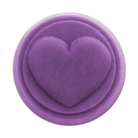 Heart Small Round Soap Mold (MW 277)