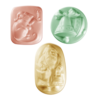 Christmas 3 Assortment Soap Mold (Special Order)