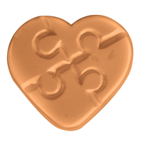 Autism Heart Soap Mold (MW 451)