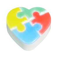 Autism Heart Soap Mold (MW 451)