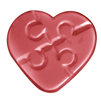 Autism Heart Soap Mold (MW 451)