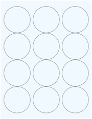 Clear Glossy Labels - 2.5" Circle (G 8)