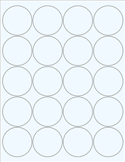 Clear Glossy Labels - 2" Circle (F 11)