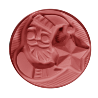 Santa with Star Soap Mold (Special Order)