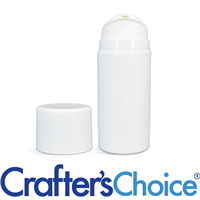 03.5 oz White Airless Bottle w/ White Pump Set