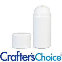 05 oz White Airless Bottle w/ White Pump Set