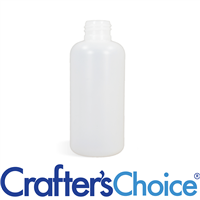 04 oz Natural HDPE Boston Round Bottle - 24/410