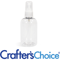 08 oz Clear Boston Rnd w/ Natrl Ribbed Sprayer Set