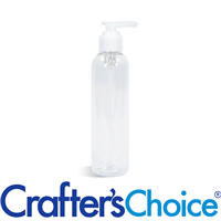 04 oz Clear Bullet w/ Natrl Ribbed Saddle Pump Set