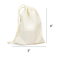 Muslin Bags, 3x4
