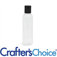 02 oz Clear Bullet with Black Disc Top Set